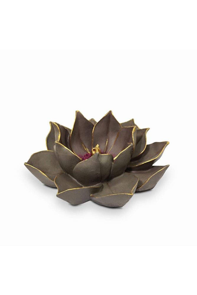 Lotus Decorative Flower Object (20X20X6CM)