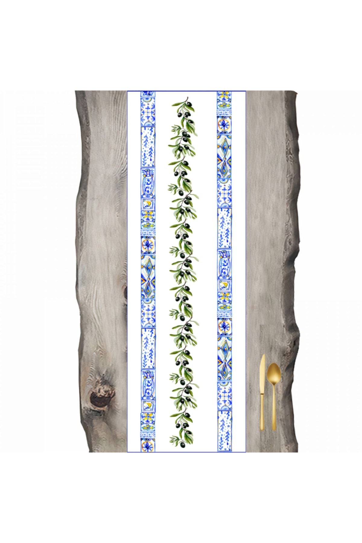 Olive Branches Siccilia Style Runner - Runner