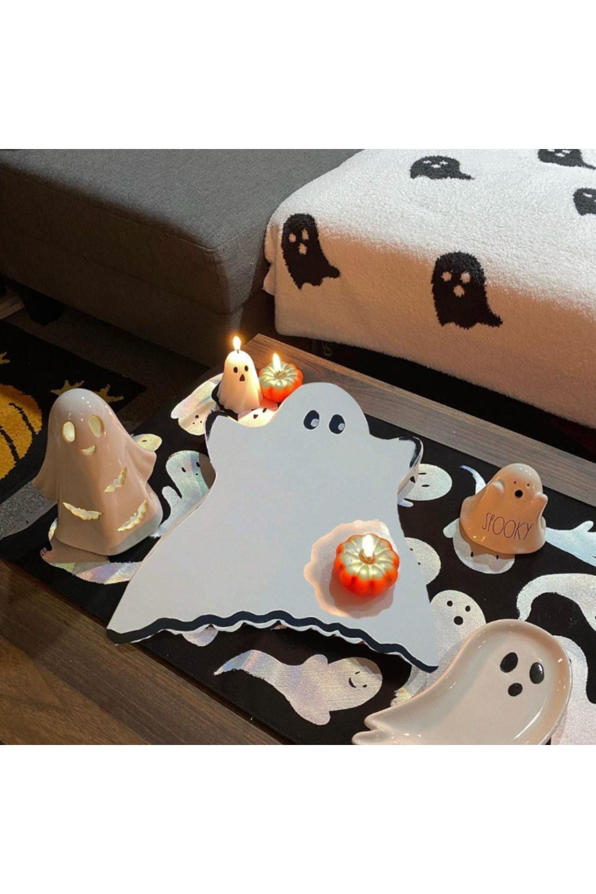 Hayalet Ghost Ahşap Supla - Amerikan Servis - Tabak Altı