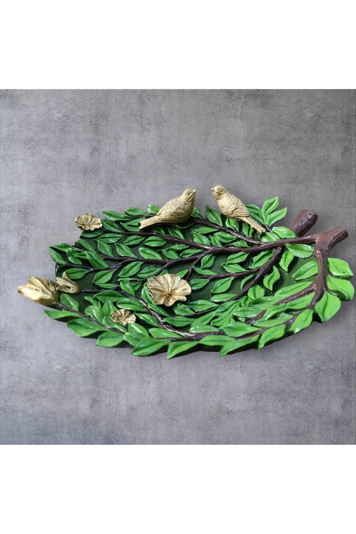 Spring Branch Model Bird Plate, Presentation Plate, Decorative