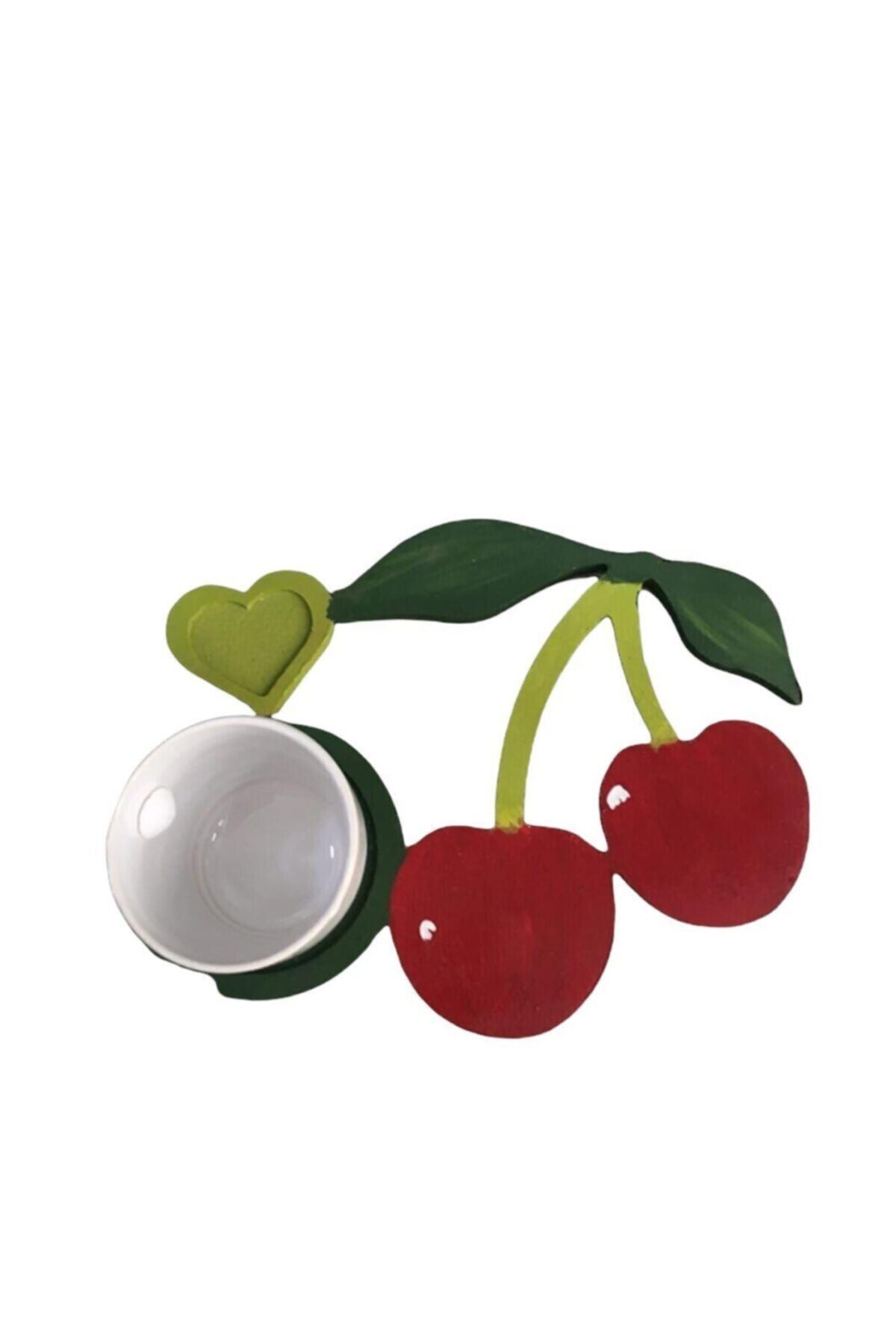 Red Cherry Shaped Coaster