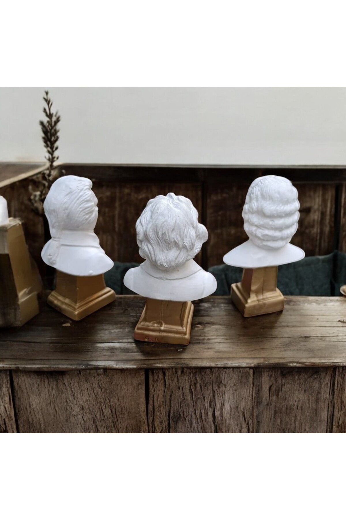 Trio Music Genius Minimal Bust, Figure Figurine