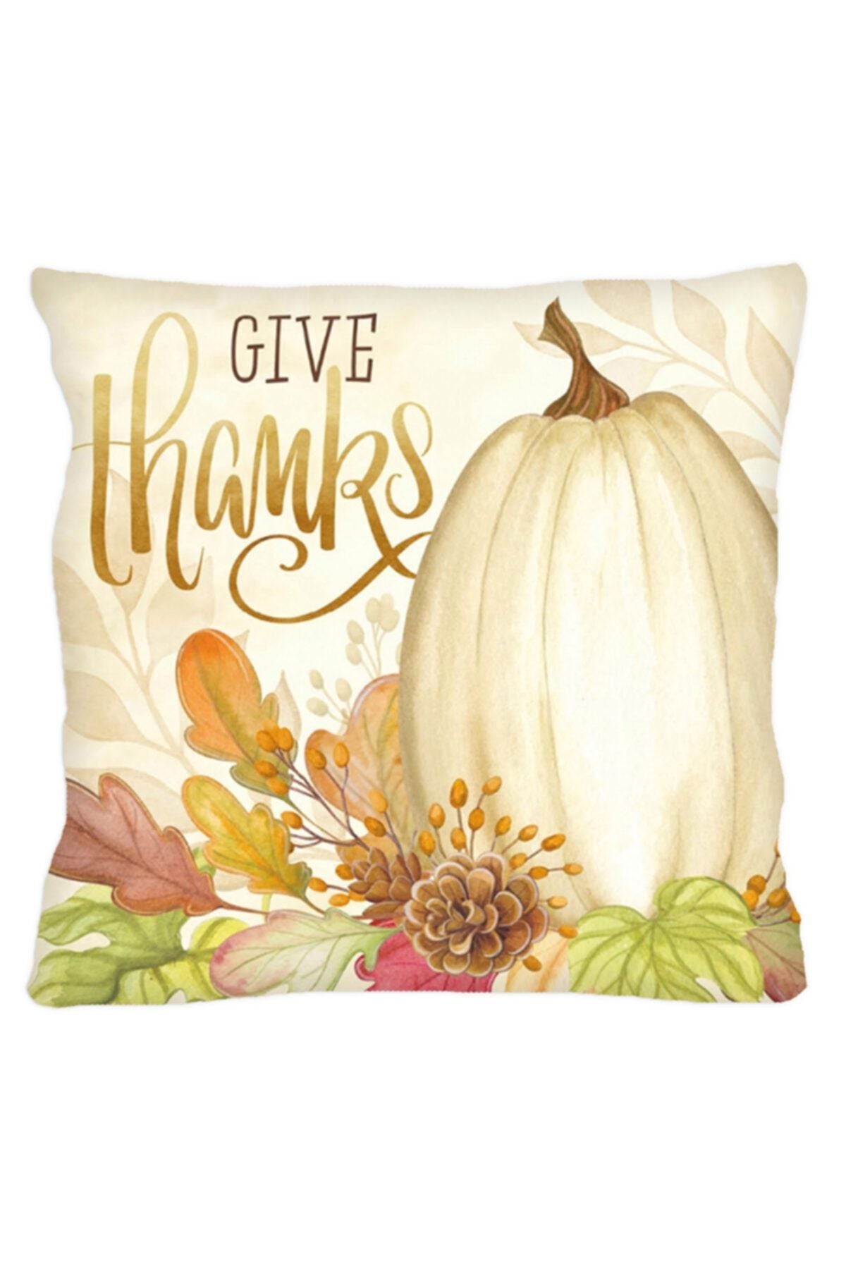 Give Thanks Balkabağı Yastık & Kırlent Kılıfı-kırlent