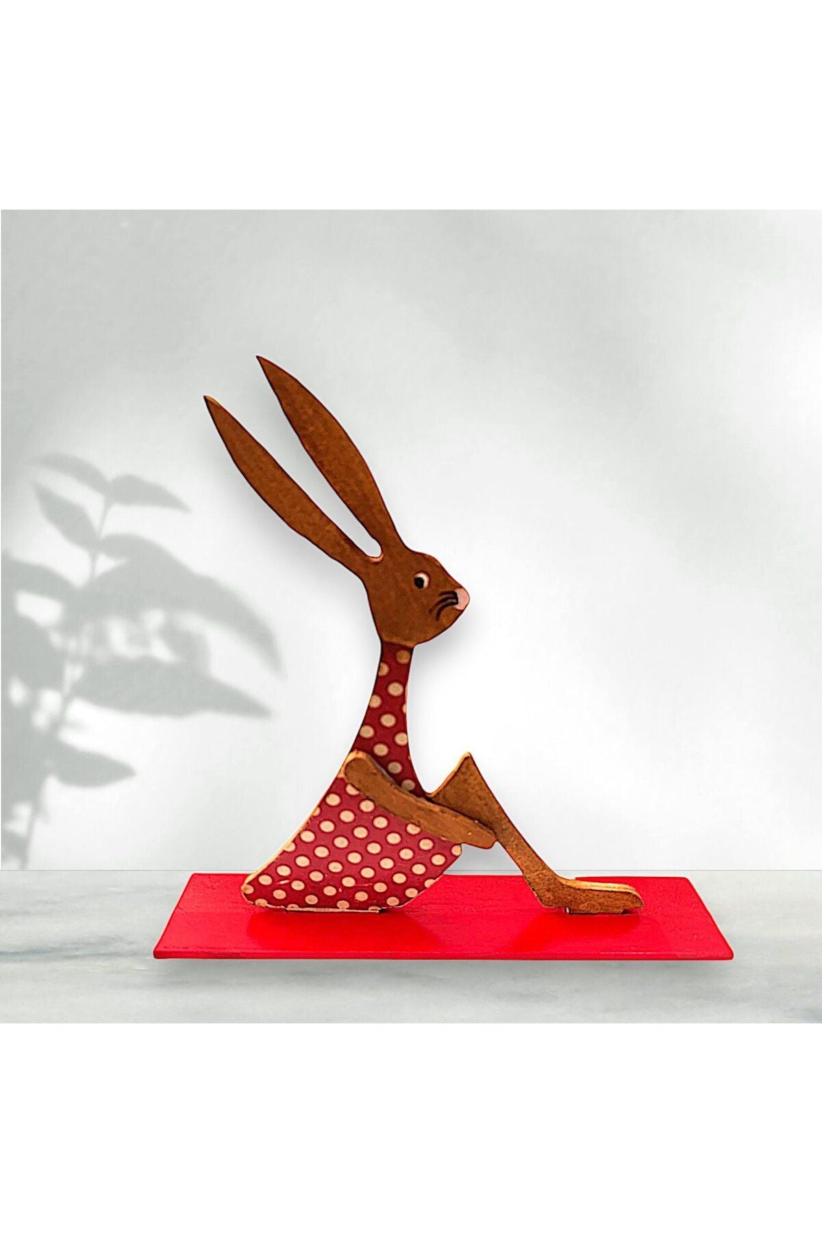 Wooden Rabbit Family, Rabbit Table Presentation, Children's Room Decor, Decorative Object 12
