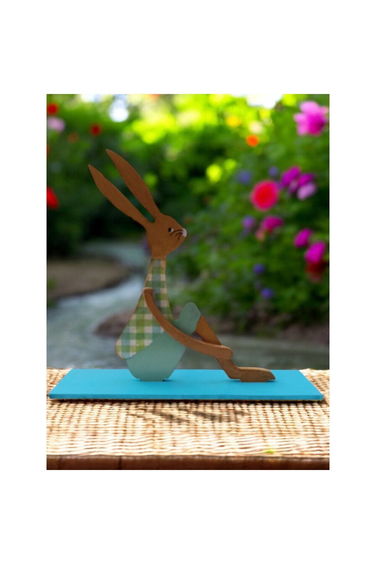 Wooden Rabbit Family, Rabbit Table Presentation, Children's Room Decor, Decorative Object 11