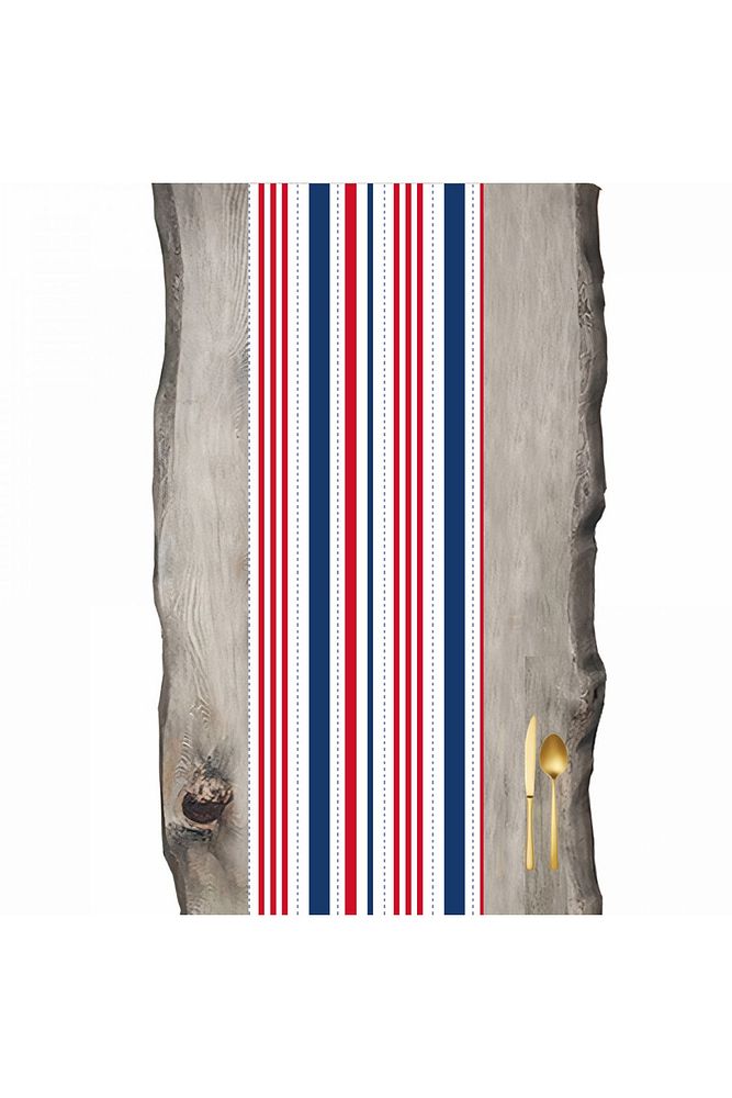 Tommy (Navy Blue - Red - White) Runner