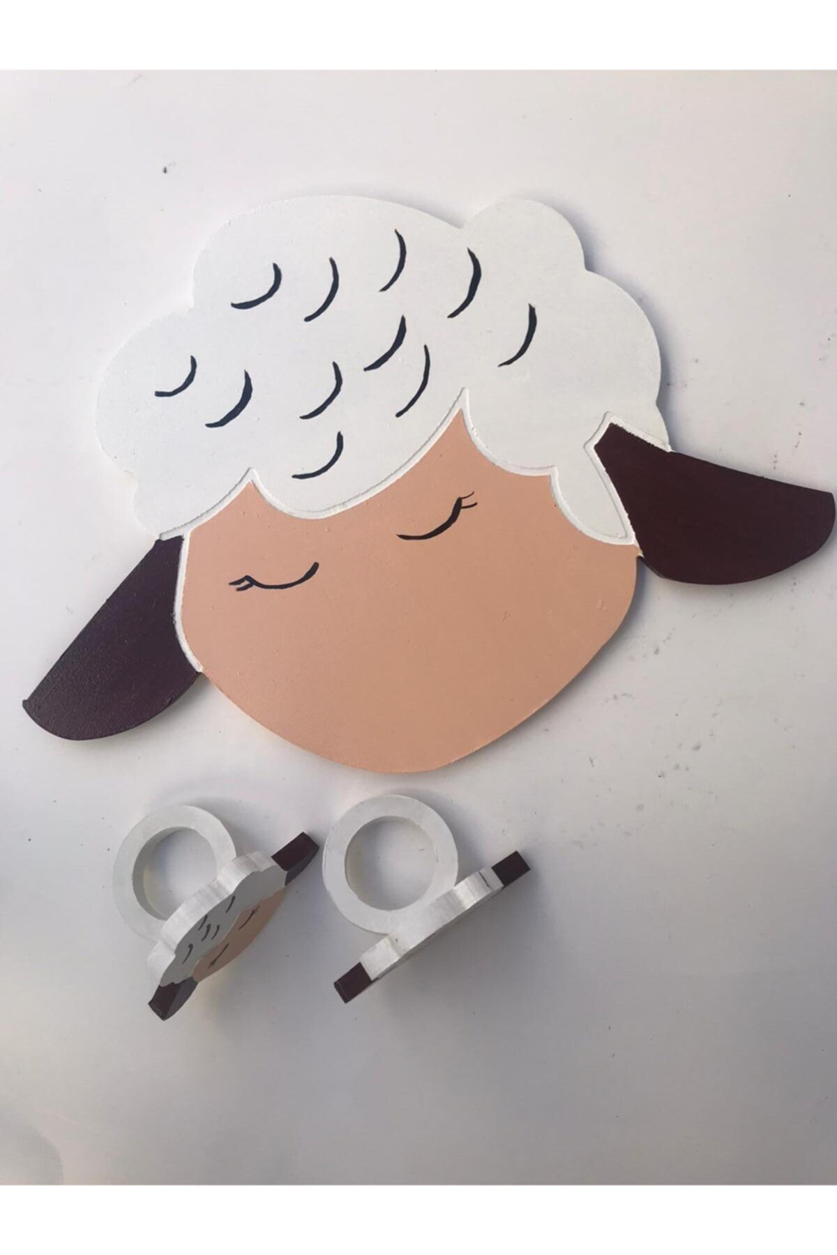 Sheep Wooden Service Plate - American Service - Under Plate
