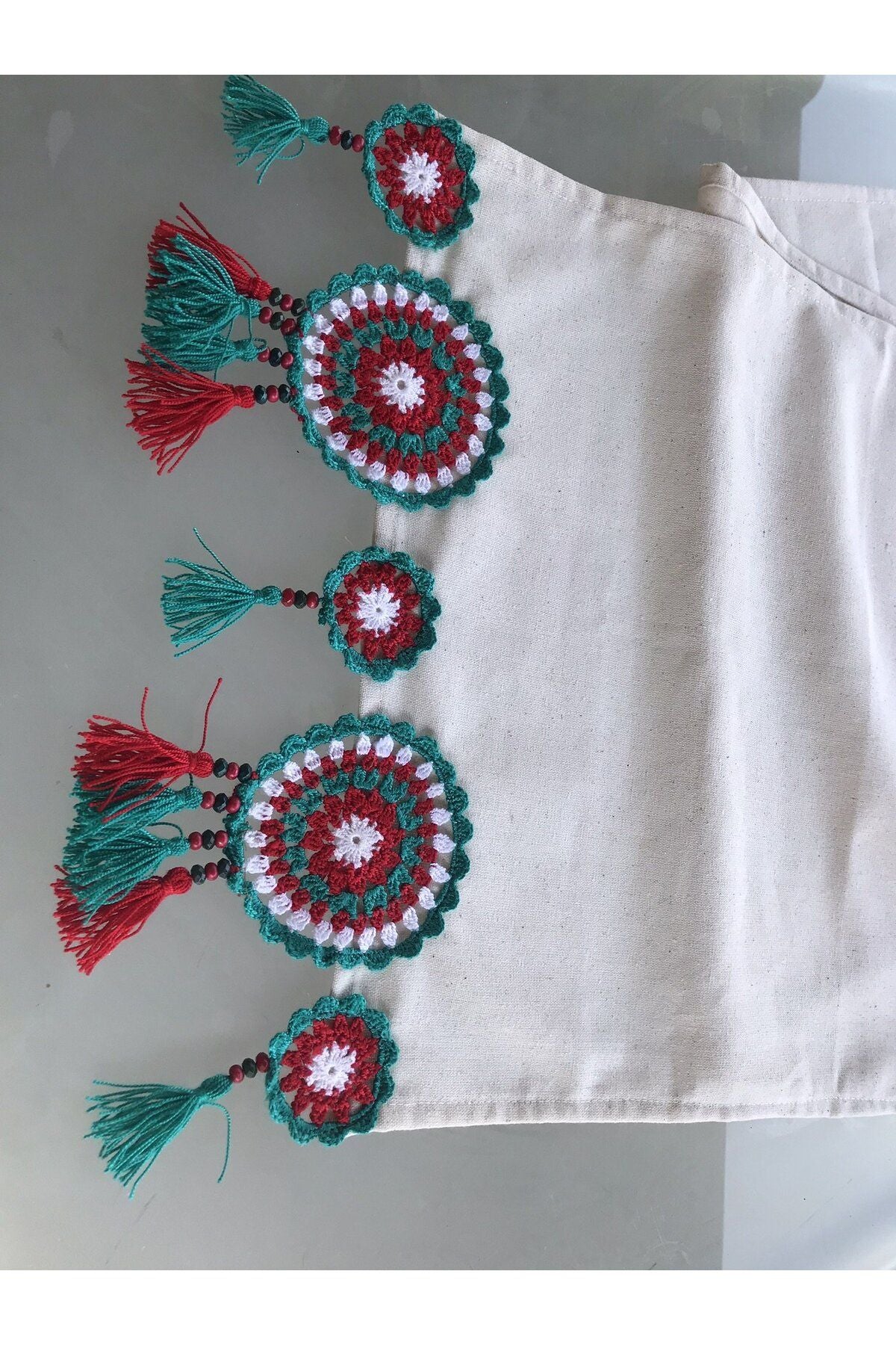 El Örgüsü, Tığ İşi, Runner - Ranir, Yeşl Kırmızı Beyaz