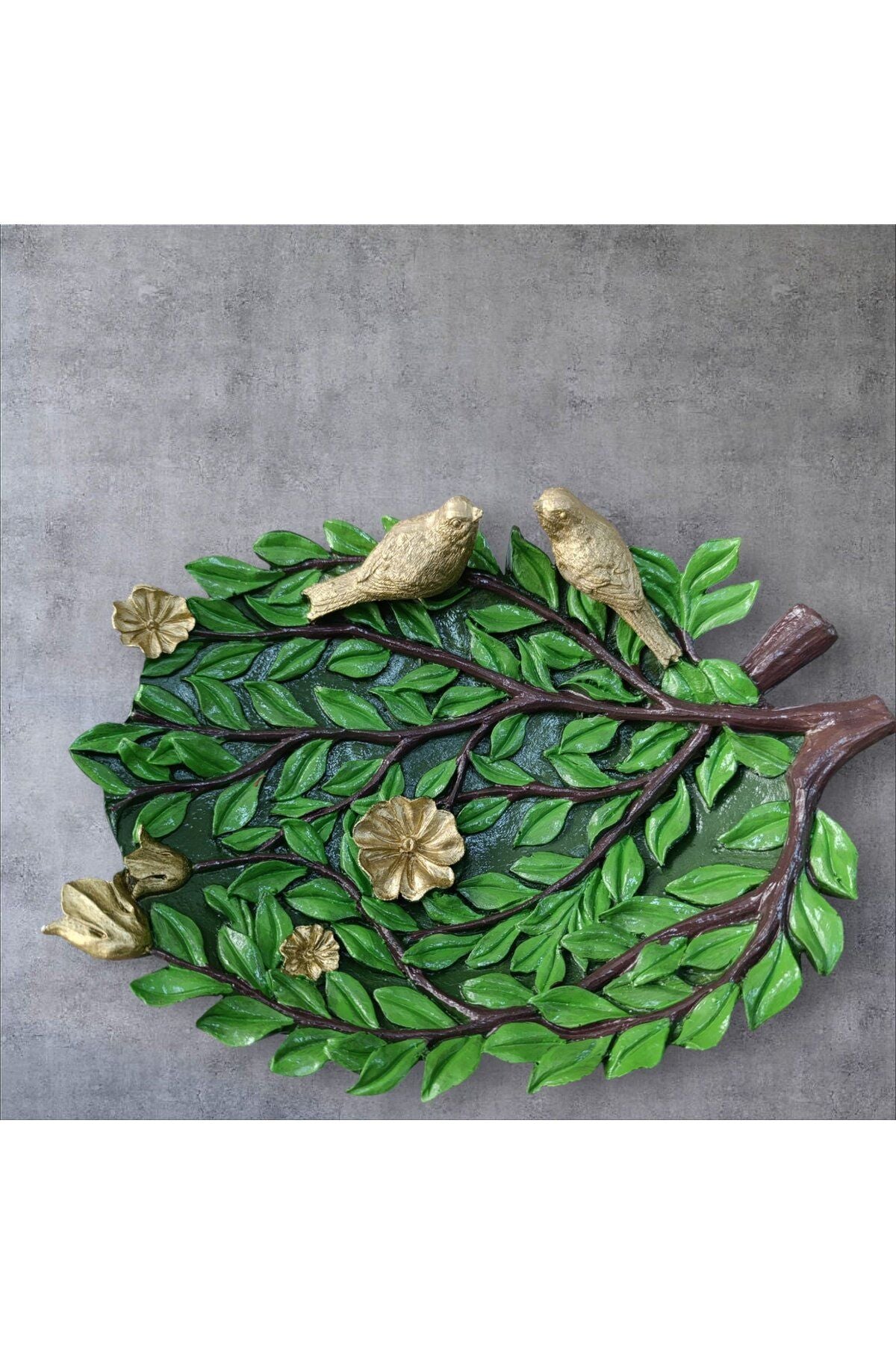 Spring Branch Model Bird Plate, Presentation Plate, Decorative