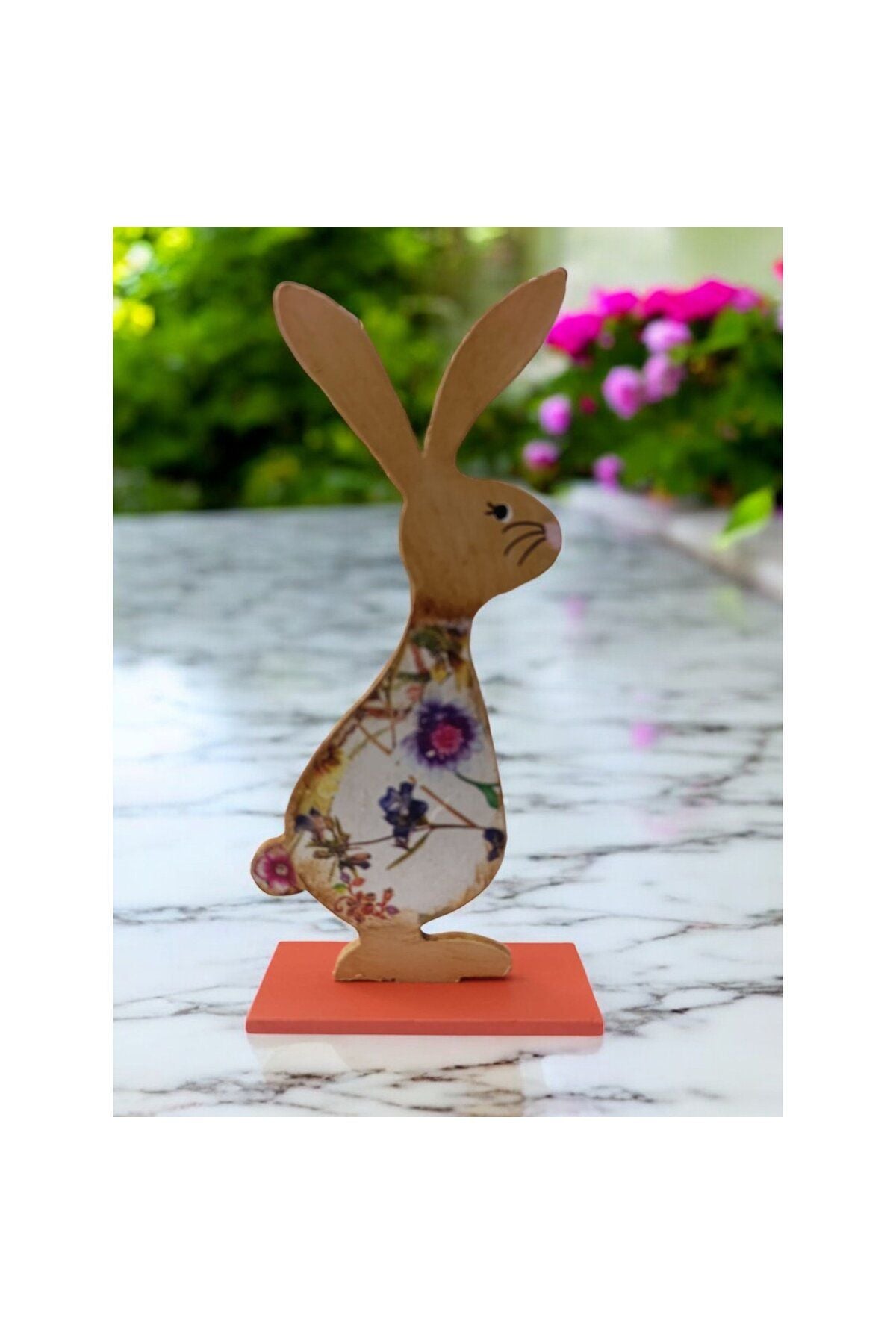 Wooden Rabbit Family, Rabbit Table Presentation, Children's Room Decor, Decorative Object 6