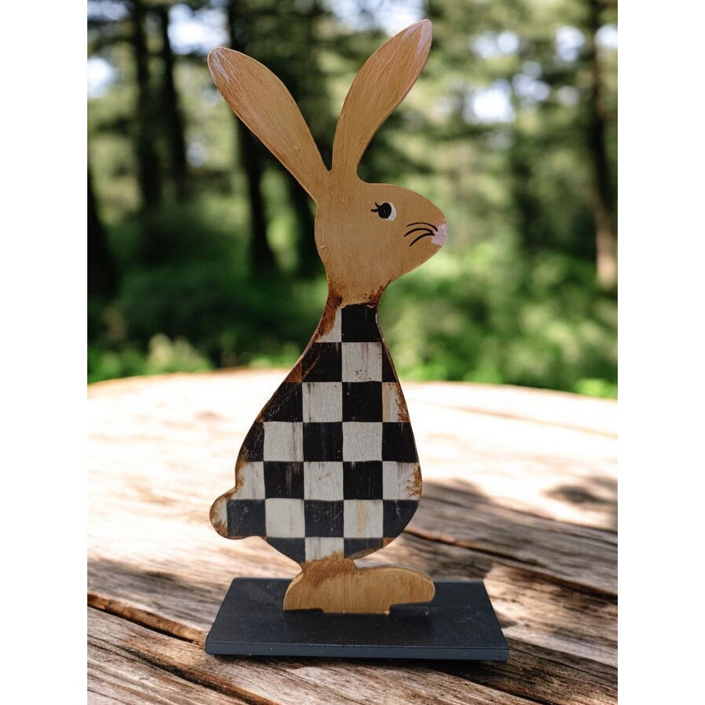 Wooden Rabbit Family, Rabbit Table Presentation, Children's Room Decor, Decorative Object 10