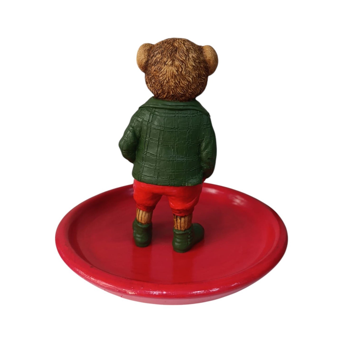 Teddy Bear Ralph L Snack - Breakfast - Coffee - Fruit Presentation Plate
