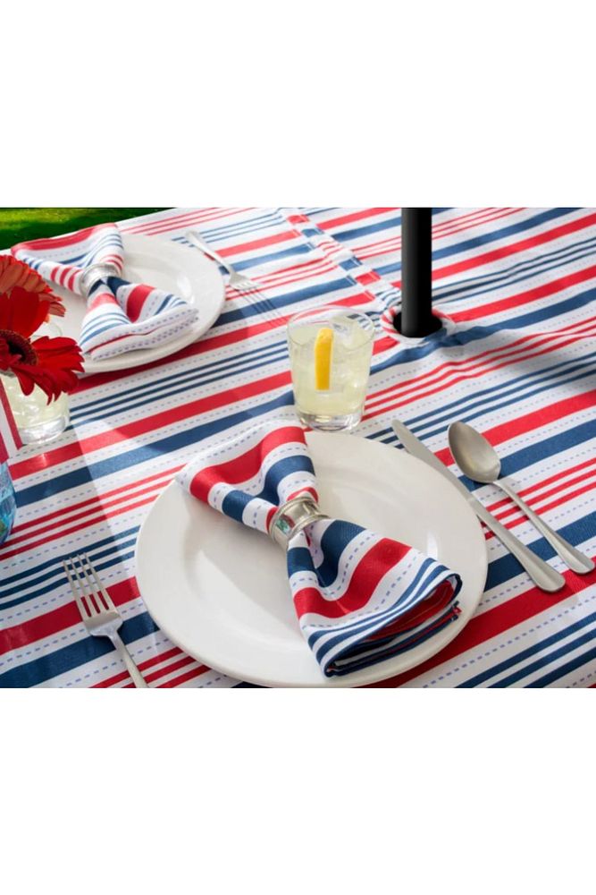 Tommy (Navy Blue - Red - White) Runner