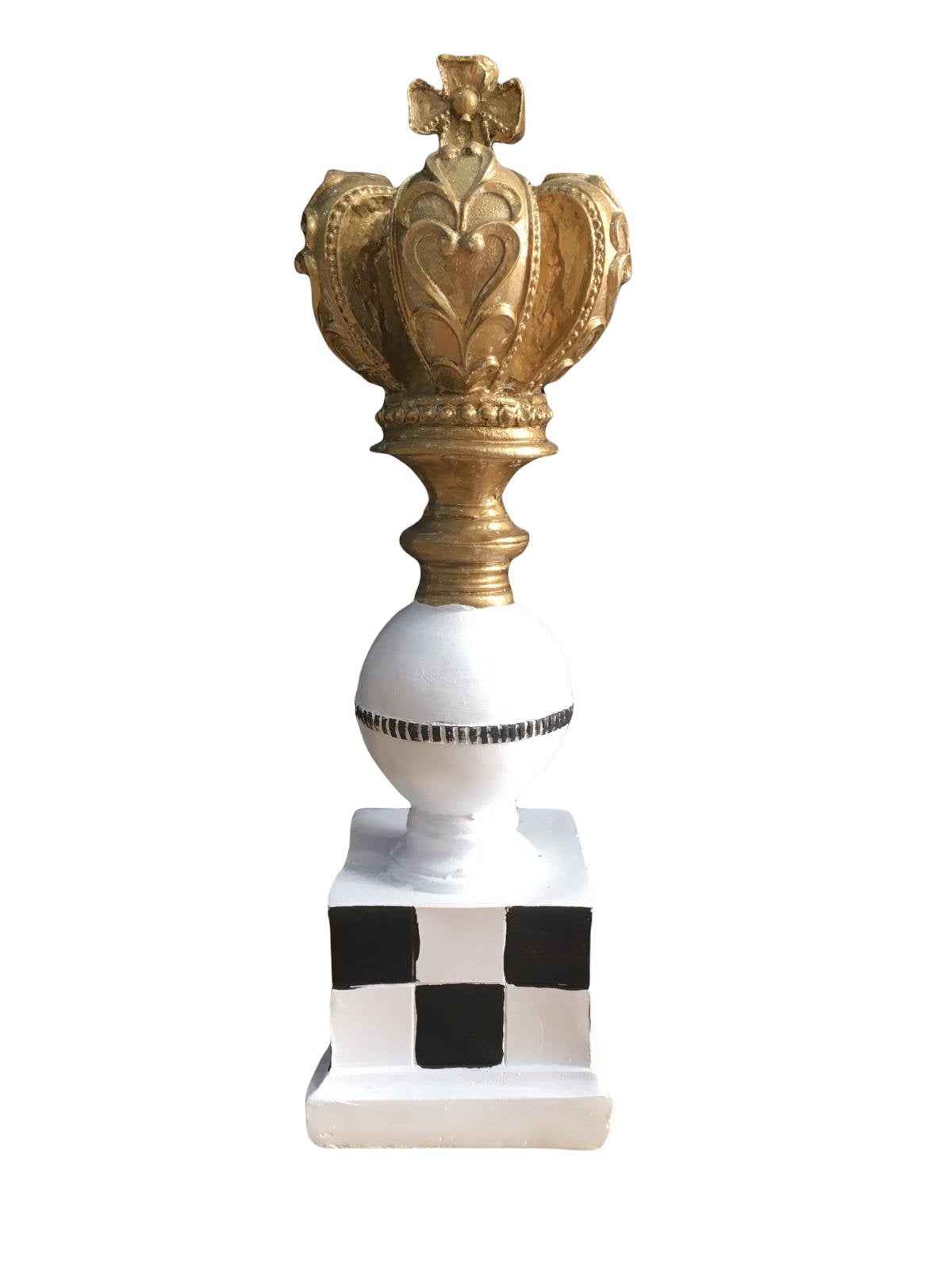 Chess Set, King Queen Knight Mackenzie, Checkered Chess Set