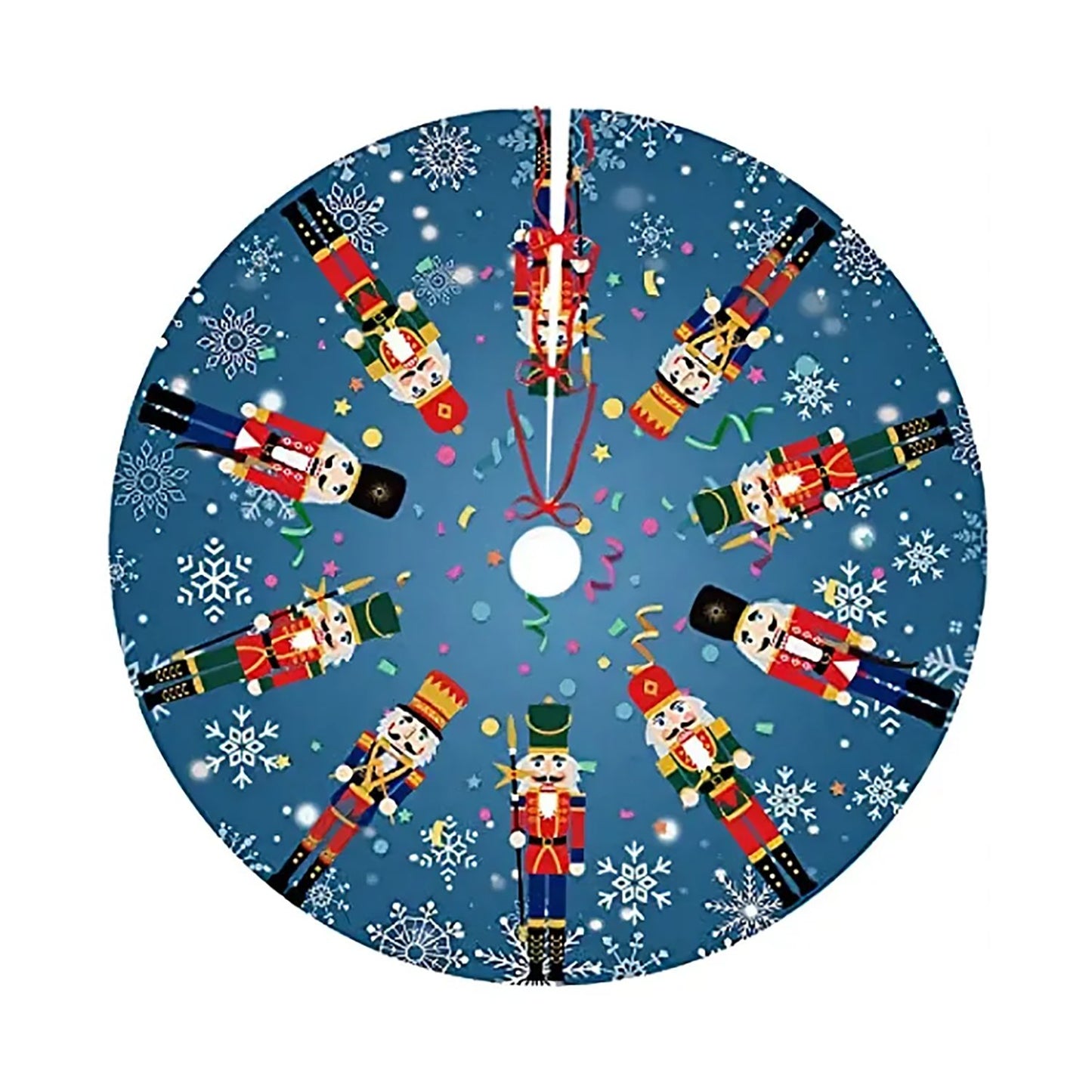 Christmas Pine Tree Cover Nutcracker Nutcracker Christmas Party Large Size 95 cm