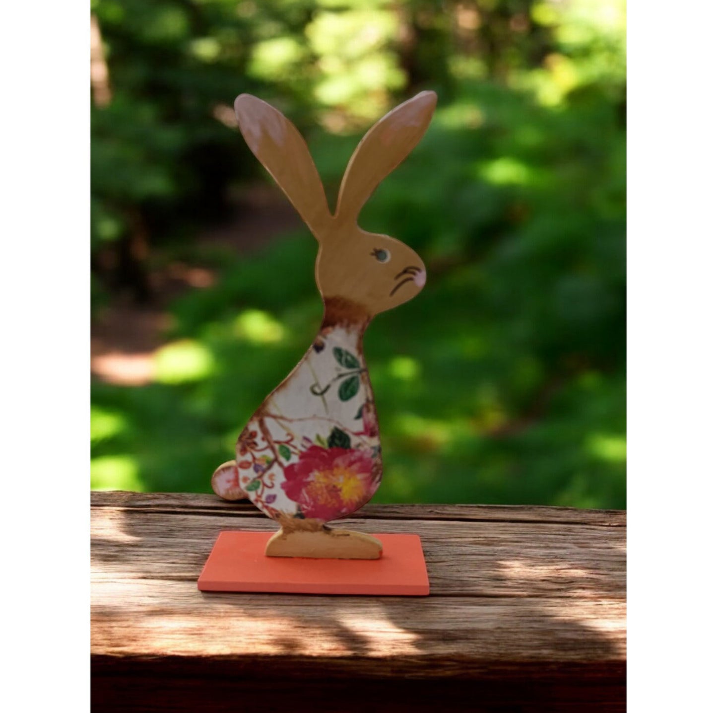 Wooden Rabbit Family, Rabbit Table Presentation, Children's Room Decor, Decorative Object 5