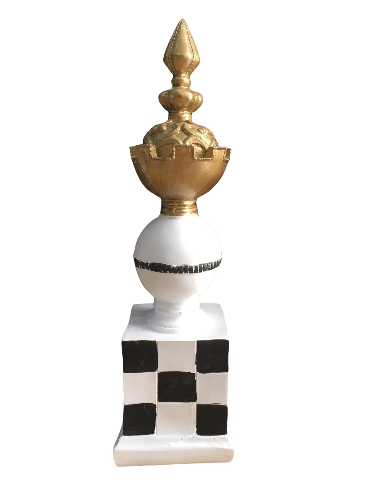Chess Set, King Queen Knight Mackenzie, Checkered Chess Set