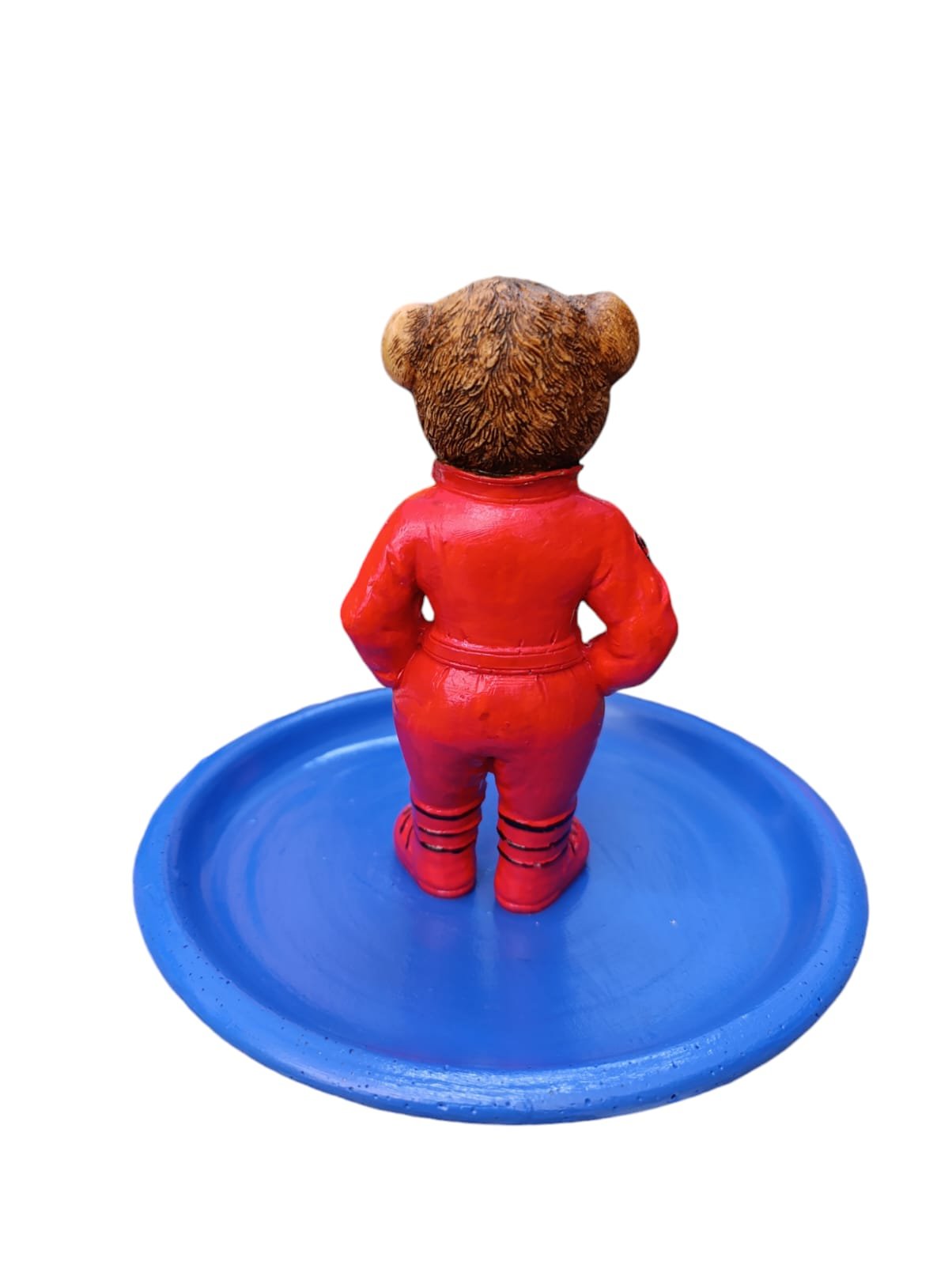 Teddy Bear Ralph L Snack - Breakfast - Coffee - Fruit Presentation Plate