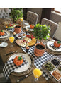 Black and White Gingham, Plaid, Checkered Runner, Placemat