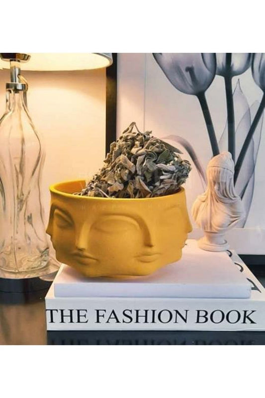 Thousand Faces Flower Pot Sculpture