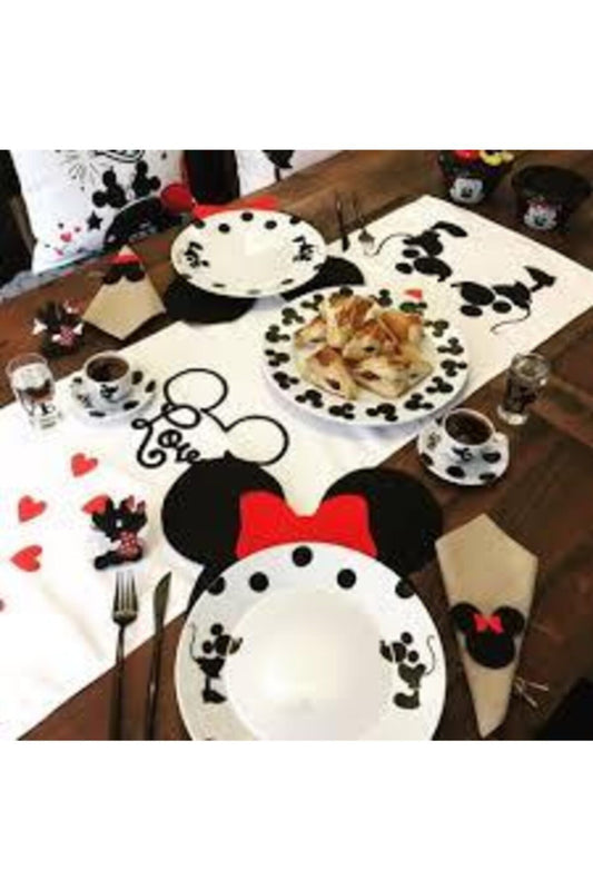 Minnie & Mickey Peçete Halkası & Peçete Yüzüğü 2'li