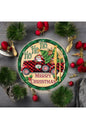 Santa Claus 2-Piece New Year Christmas Model: 2 Fabric Underlay