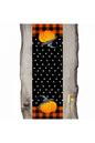 Pumpkin Hat Plaid Floor Ranir &amp; Runner Run363