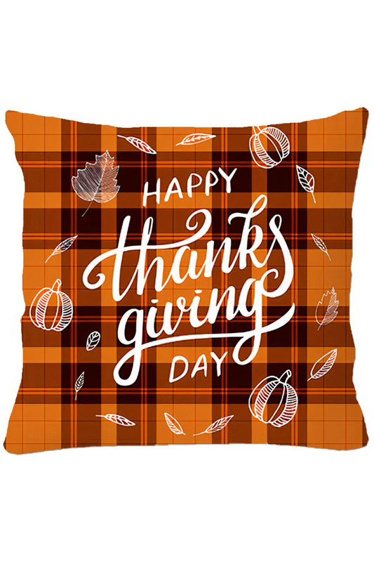 Happy Thanks Giving Day Yastık Kırlent Kılıfı
