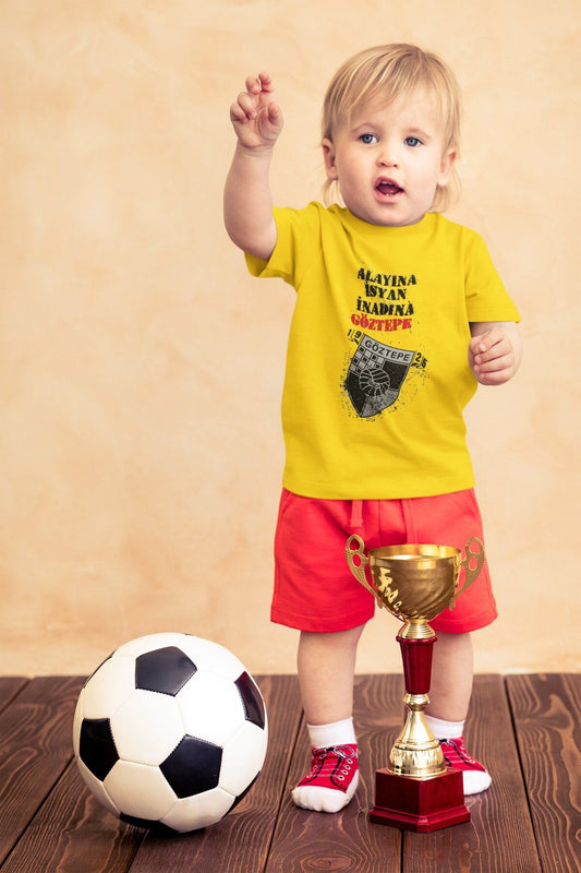 Göztepe Alayına İsyan Kısa kollu bisiklet yaka t-shirt Çocuk