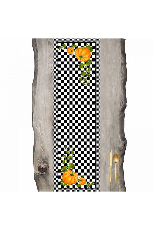 Checker Pumpkin Runner