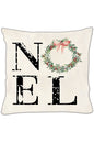 Yılbaşı, Christmas, Kış, Winter Home Noel Serisi Noel Çelenkli No:3 Kırlent - Kırlent Kılıfı