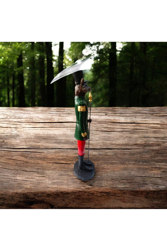 Dekoratif Sincap Asker Biblo, Yeşil, 37 Cm., Dekoratif Yılbaşı