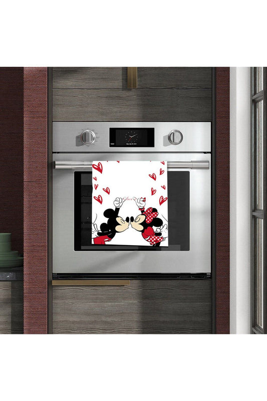 Mickey and Minnie Lover Patterned Oven Cover