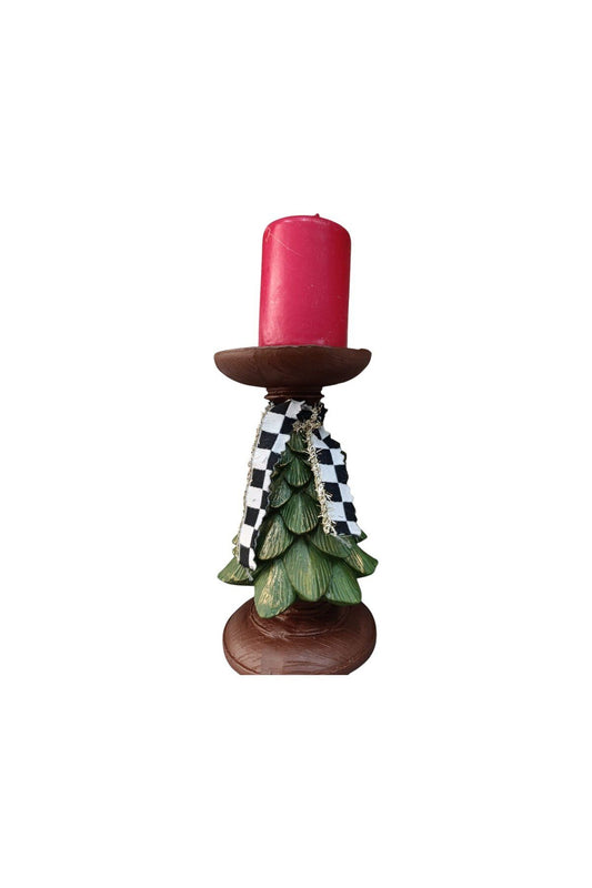 Christmas Pine Candle Holder