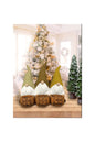 Decorative Triple Gnome Dwarf Candle Holder Figurine