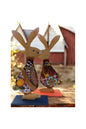 Wooden Rabbit Family, Rabbit Table Presentation, Children's Room Decor, Decorative Object 7