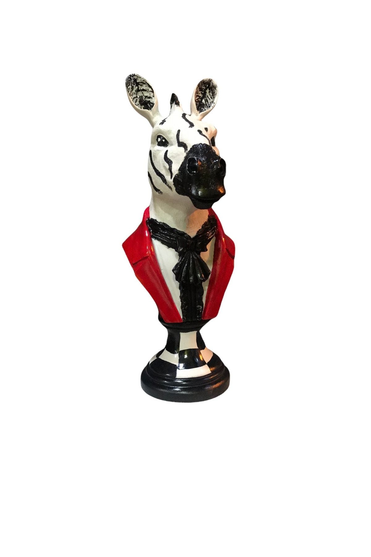 Cute Zebra Red Decorative Object