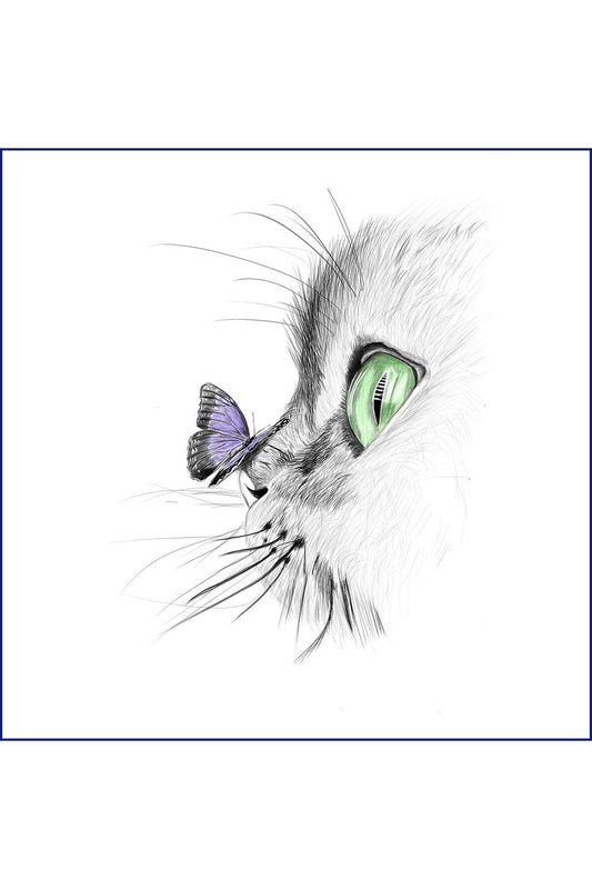 Beyaz Kedi Yastık & Kırlent & Kırlent Kılıfı Design 2