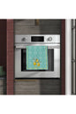 Retro Lemon Patterned Oven Cover