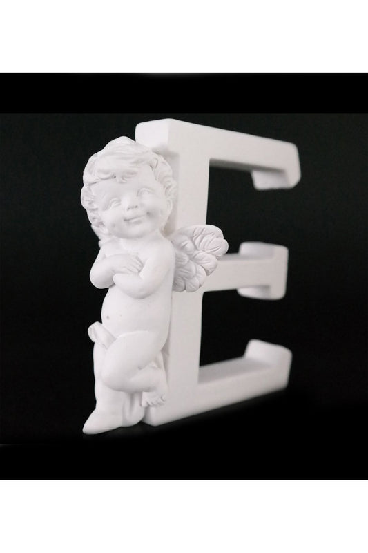 Letter E with Angels