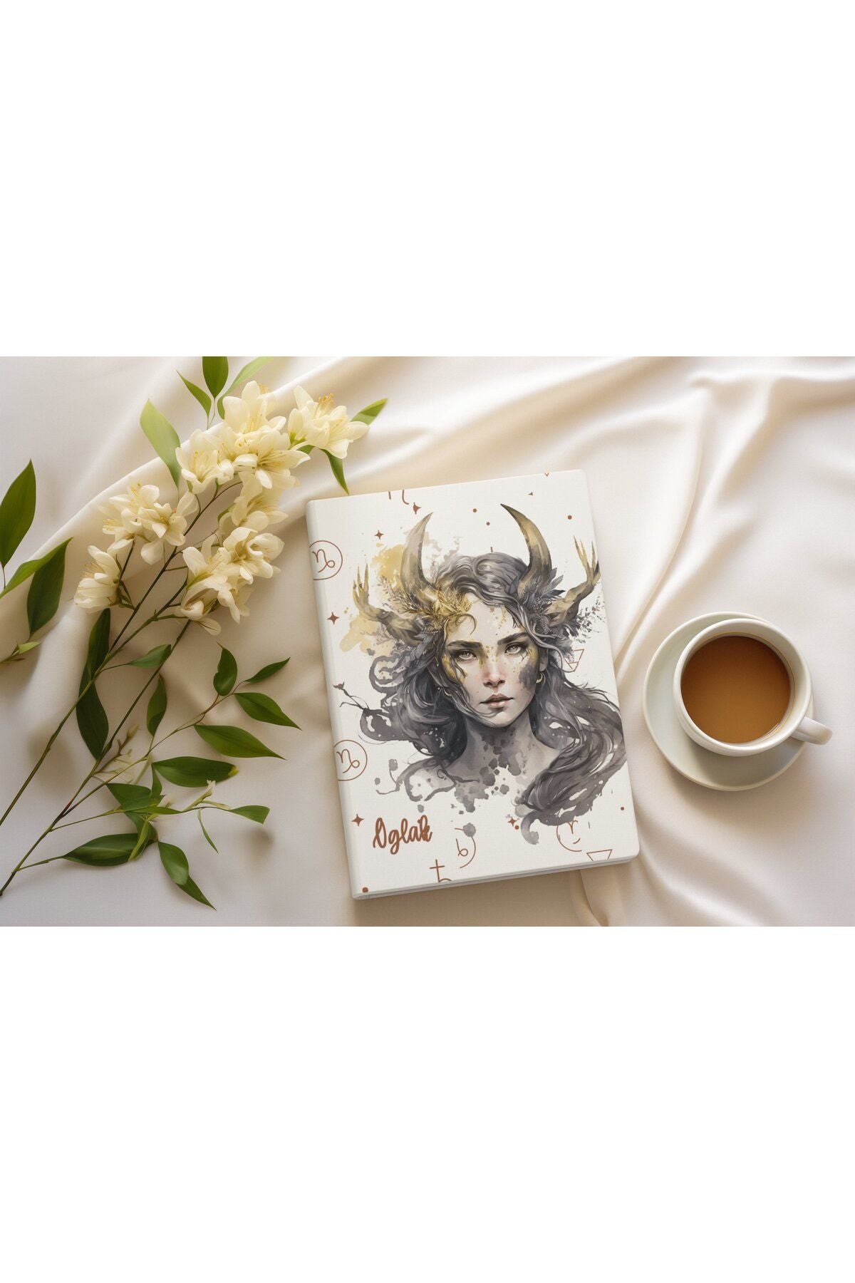 Oğlak Burcu Kitap - Tablet - Ebook Çantası / Kılıfı