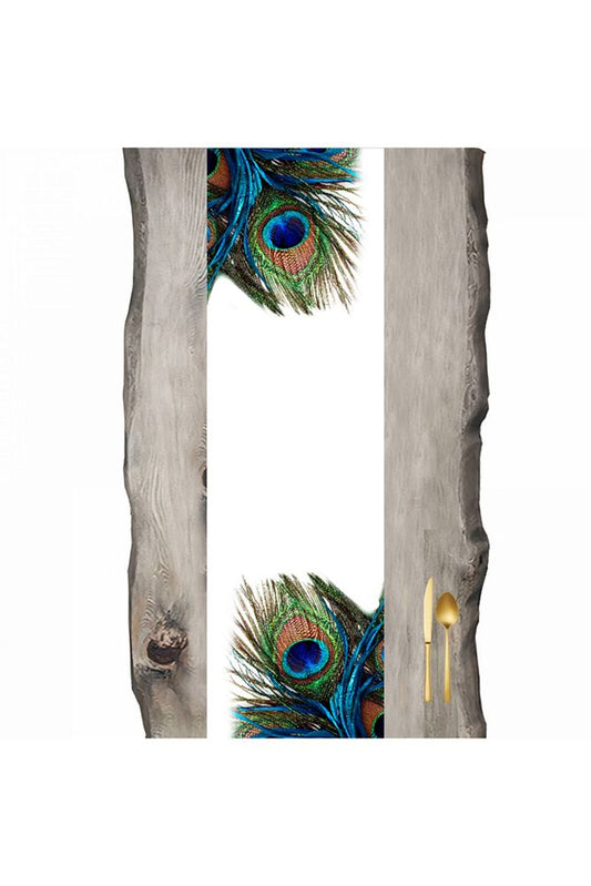 Peacock Feather Runner