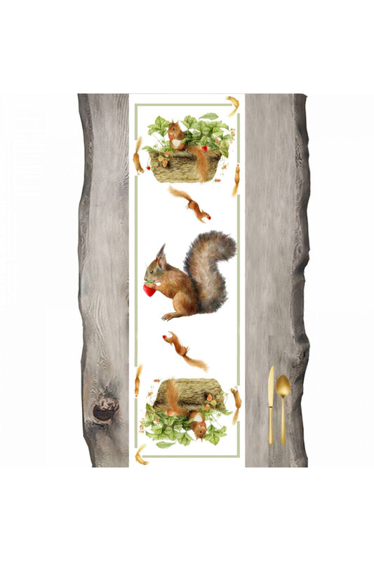 Squirrel Runs in Basket - Runner