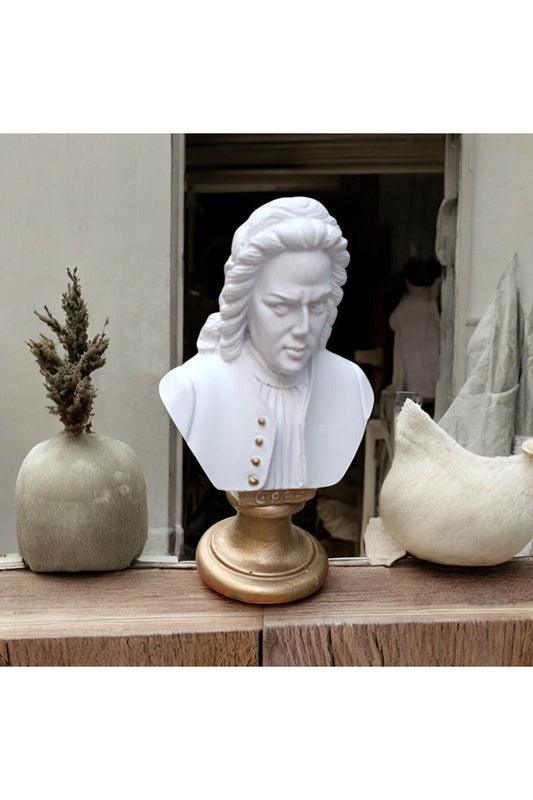 Bach Minimal Bust, Figure, Figurine