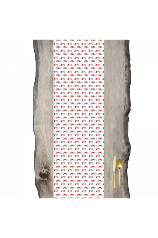 Love Written Special Pattern Runner - Runner