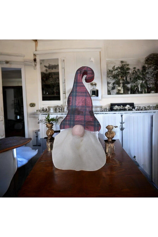 Gnome, Niffler, Bearded Buddy Plaid Wooden Decor