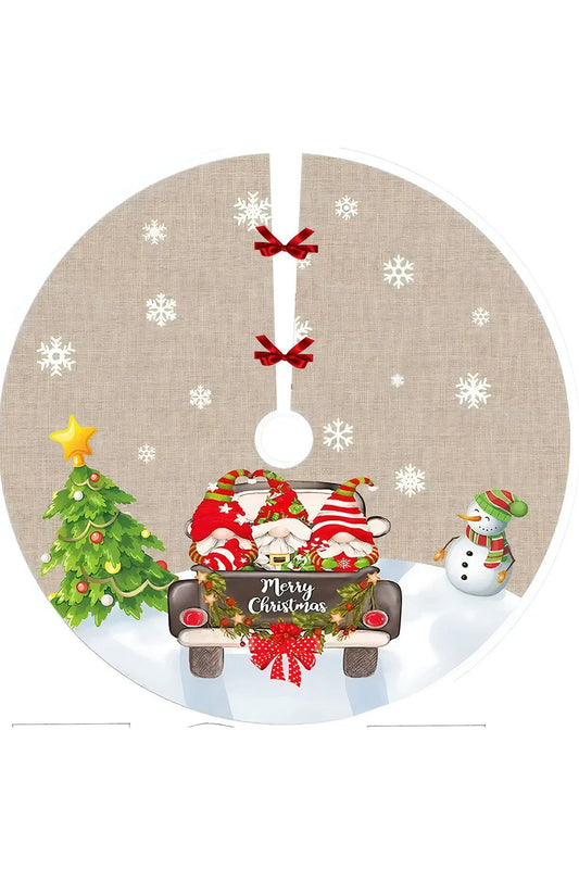 Yılbaşı Çam Ağacı Örtüsü Gomelar Christmas Partisine gidiyor