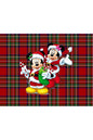 Minnie Ve Mickey Mouse Desenli Amerikan Servisi Dikdörtgen 35 x 50 cm