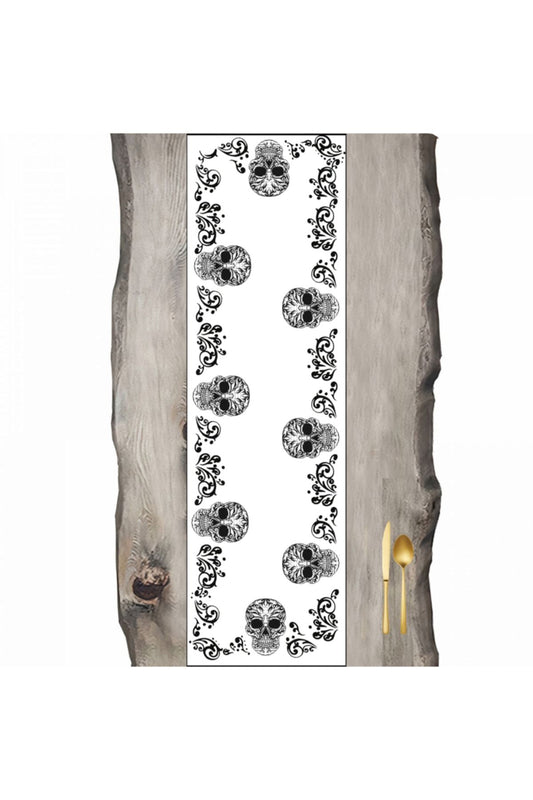 Black and White Skeleton Ranir - Runner
