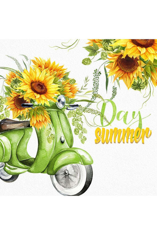 Day Summer Ayçiçeği Yastık & Kırlent & Kırlent Kılıfı No:2
